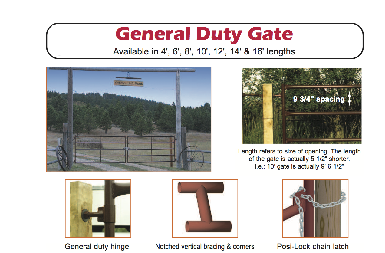 HiQual - general duty gate general duty gate
